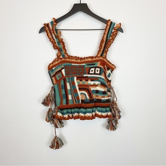 Ulla Johnson Luisa Crochet Handmade Top - Picture 9 of 13